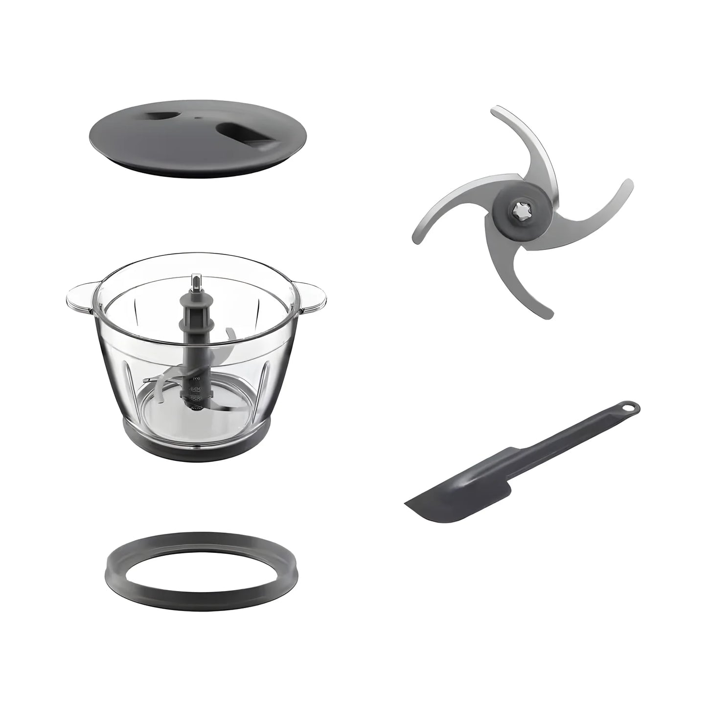 Kenwood Easy Chop+ tritatutto con ciotola di vetro CHP62.400SI