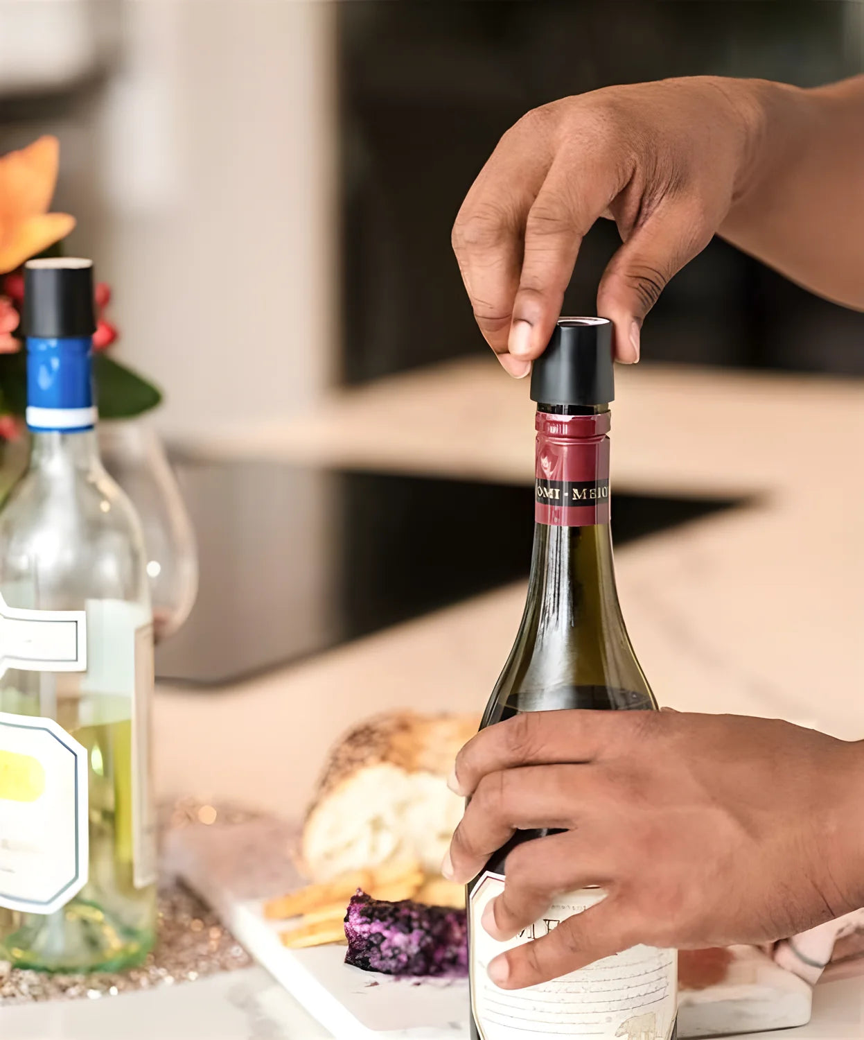 Tappo a vite "Coravin®", confezione 6 pezzi cm Ø3x3,3