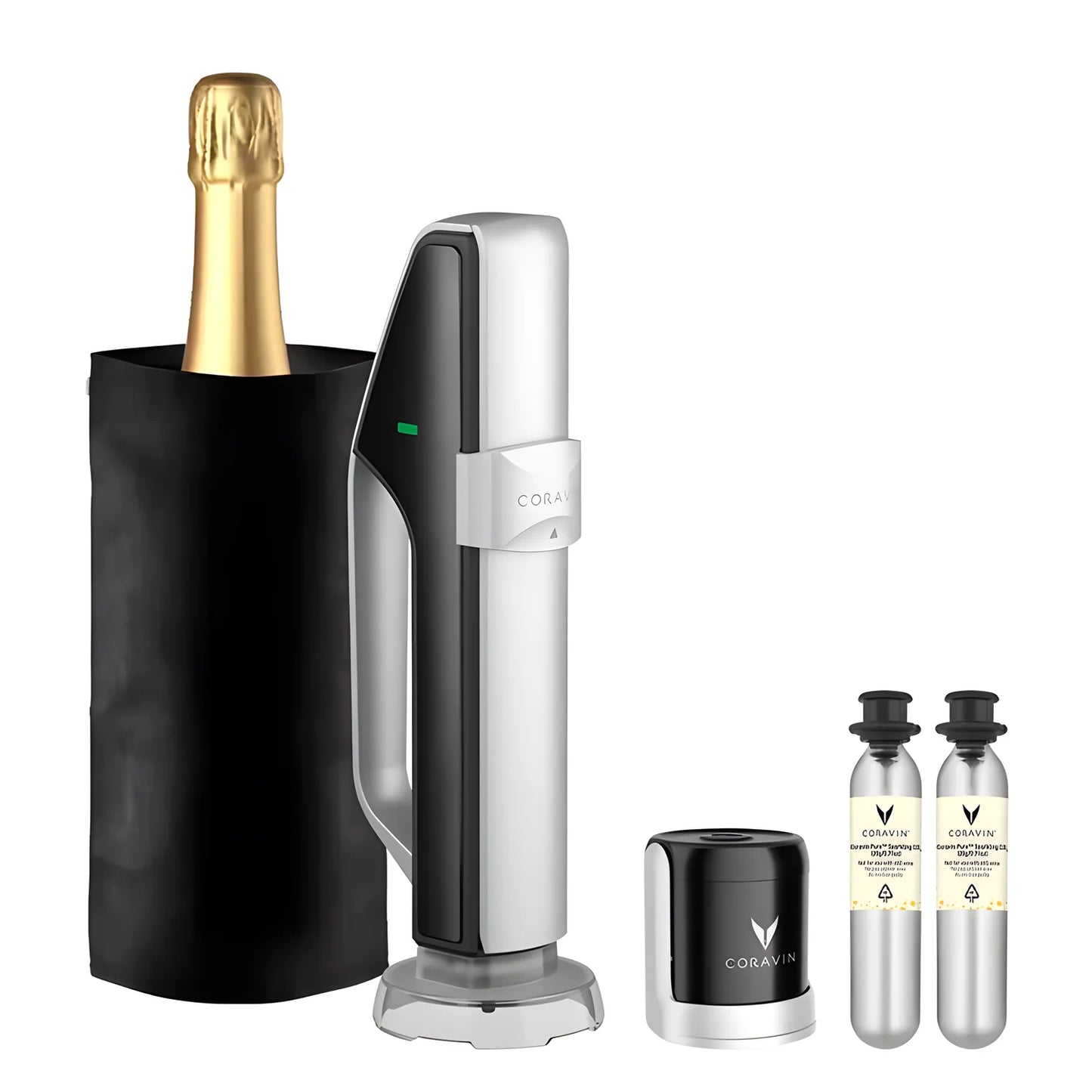 Coravin Sparkling Wine set 5 pezzi Sistema mescita spumante/champagne