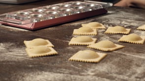 Marcato stampo per Ravioli Tablet blu pasta ripiena veloce RT-POWD-BLU