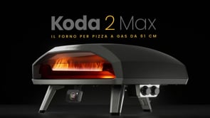 Forno multiuso a gas per pizza Ooni Koda 2 Max - seconda generazione cottura di 3 pizze in contemporanea