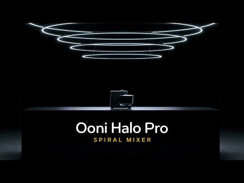 Ooni Impastatrice a spirale Halo Pro Charcoal Grey