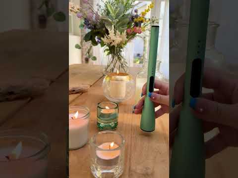 Accendino candele "Arc - Candle Wand by Guido Venturini" pepe nero, Elettrico USB – Ricaricabile, Sicuro, Senza Fiamma cm Ø3,5x23