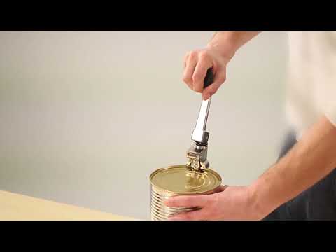 Apriscatole nichelato da banco nichelato per barattoli altezza Max.40cm