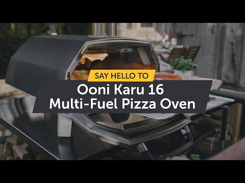 Ooni Karu 16 Forno pizza + bruciatore multi-combustibile legna carbonella gas