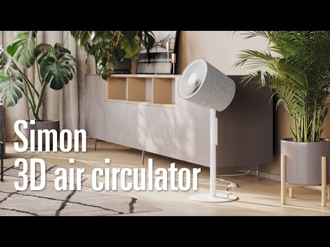 Stadler Form SIMON ventilatore 3D con piedistallo e telecomando