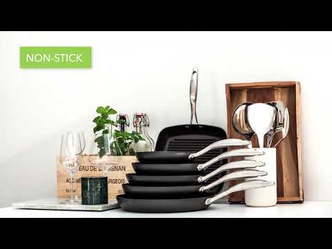 Scanpan Pentola alta PRO IQ con coperchio in vetro cm Ø 26x H15,4 / 6,5 litri