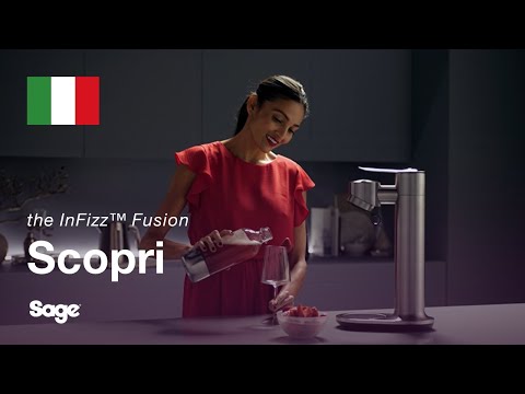 Sage the InFizz Fusion Gasatore adatto anche per creare per bevande