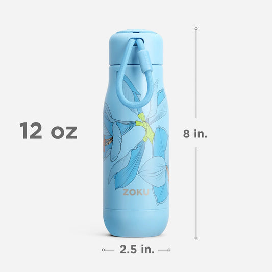 Zoku Bottiglia termica da 500 ml Sky Lily Floral