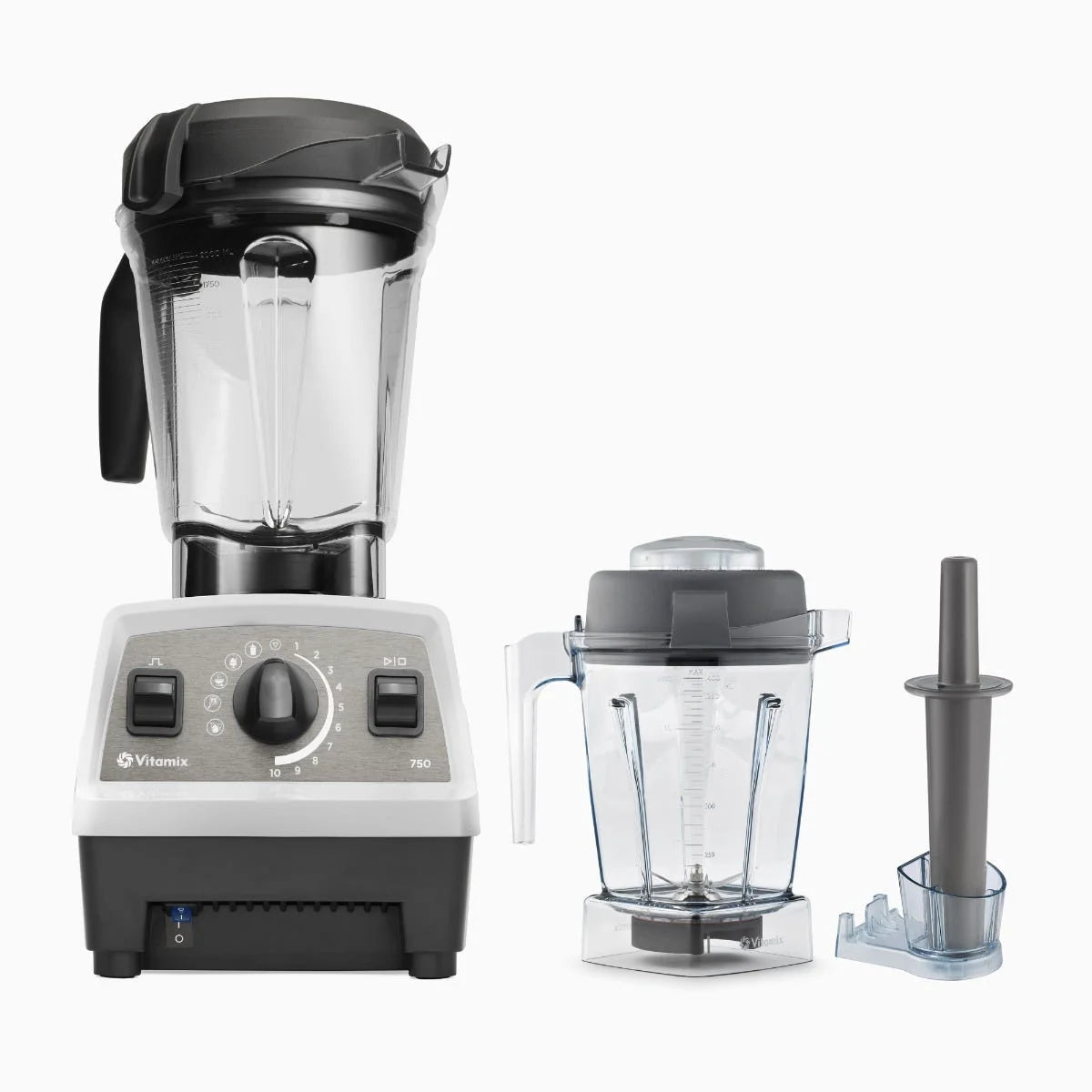 Vitamix Boccale 2,0L Wet Pro750 Con Tamper, adatto a Vitamix Professional 750, Professional 300 e Vitamix Vita‑Prep 3