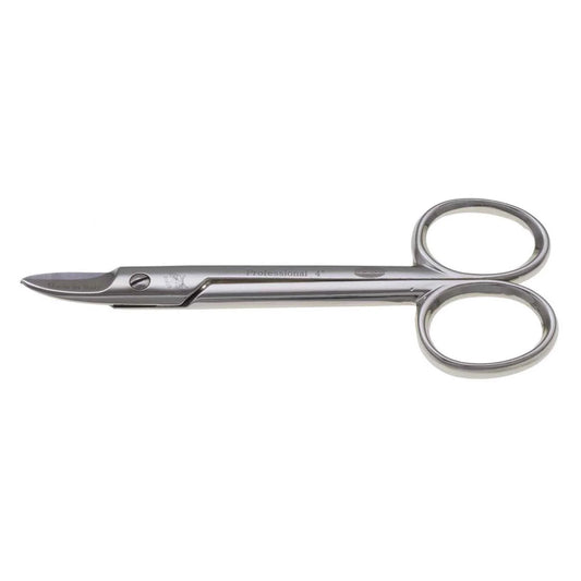 Forbici unghie lama corta 4"(cm.10,16)inox satinate Robur0251/56