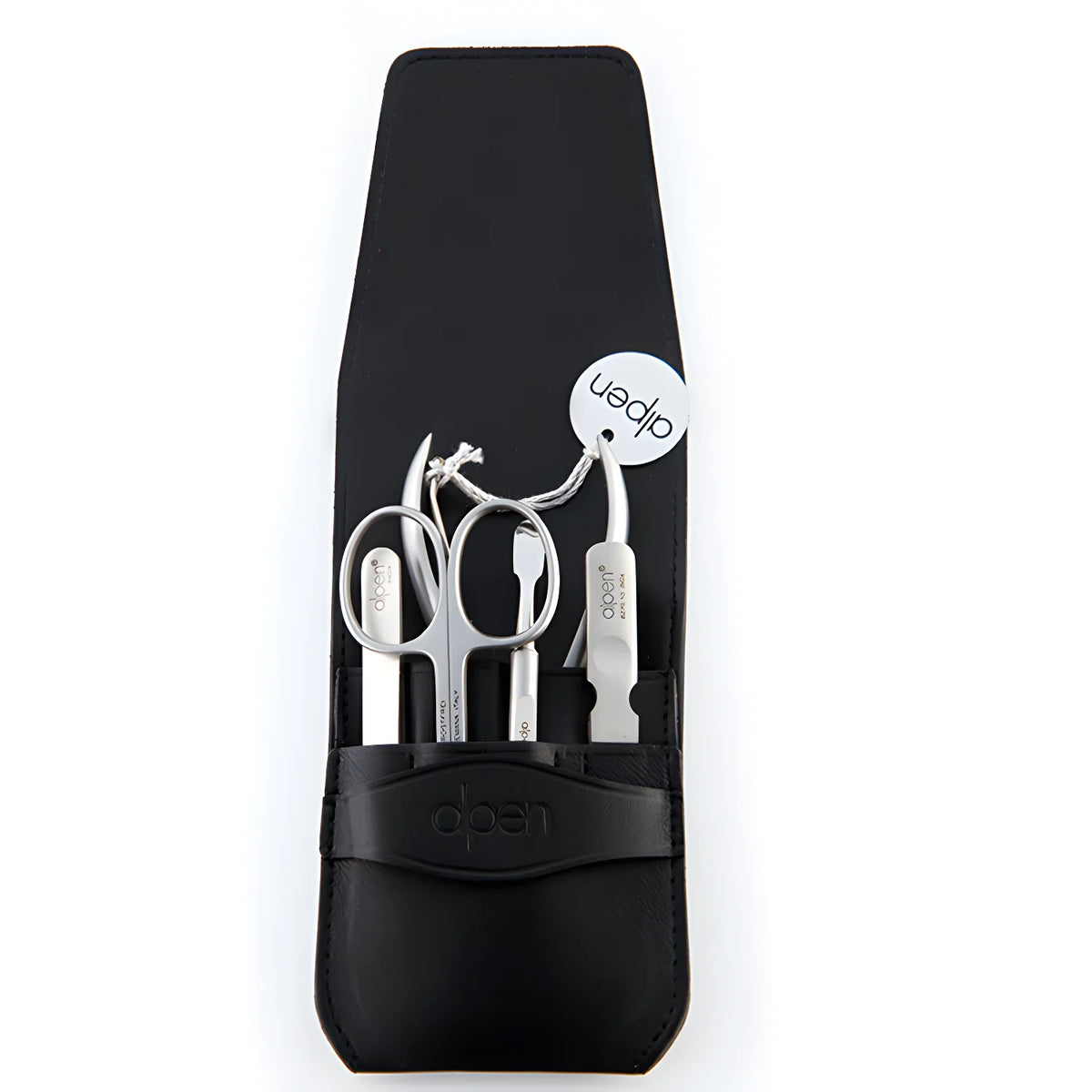 Alpen Set Manicure 5 pezzi inox astuccio in pelle AP6874R