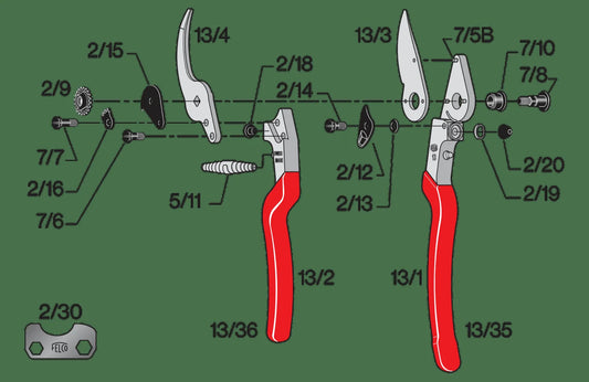 Felco ricambio Molle per forbici frutteti Modelli 5 e 13