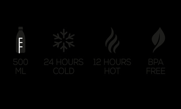 Scanpan bott. termica 500 ml 24 ore freddo 12 caldo rosa alba