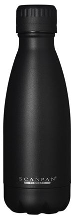Scanpan bottiglia termica 350 ml 24 ore freddo 12 caldo nera