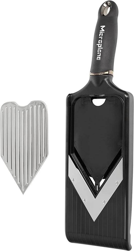 Microplane mandolina a V regolabile accessorio julienne paramani