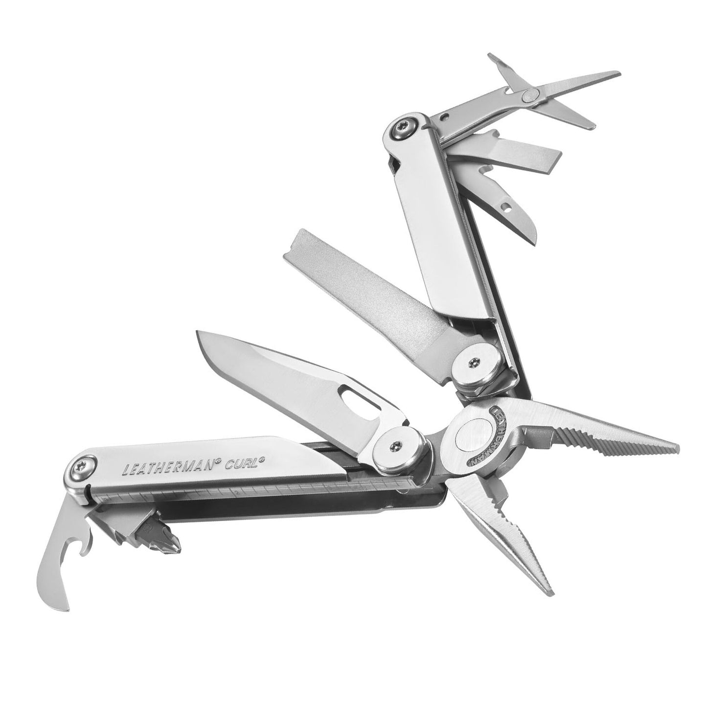 Leatherman Pinza multiuso Curl 15 utensili con fodero in nylon