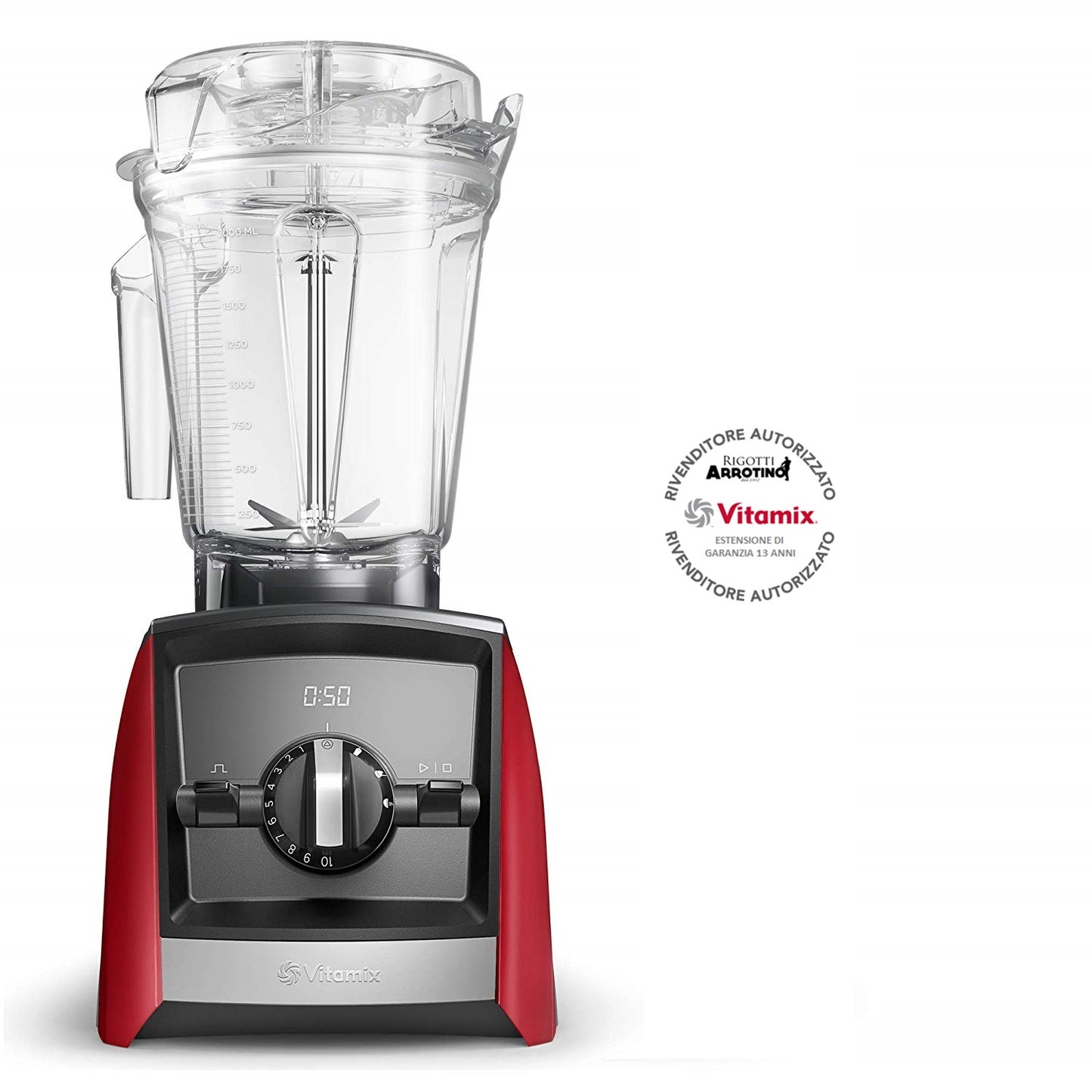 Vitamix Power Blender Ascent A2500i rosso 13 anni di garanzia