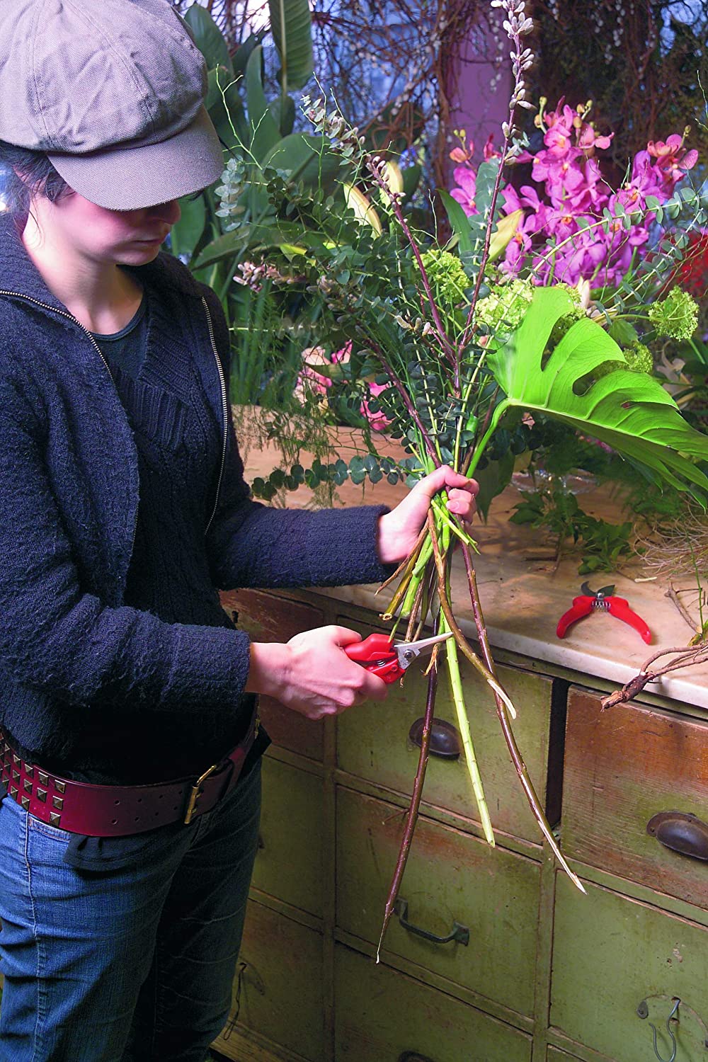 Felco forbice cesoia adatta per fiori e raccolta uva F300