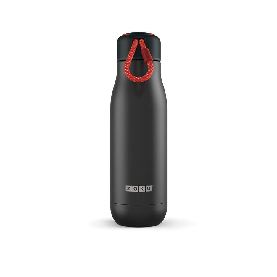 Zoku bottiglia termica nera 500ml fino ore 40 freddo 12 caldo