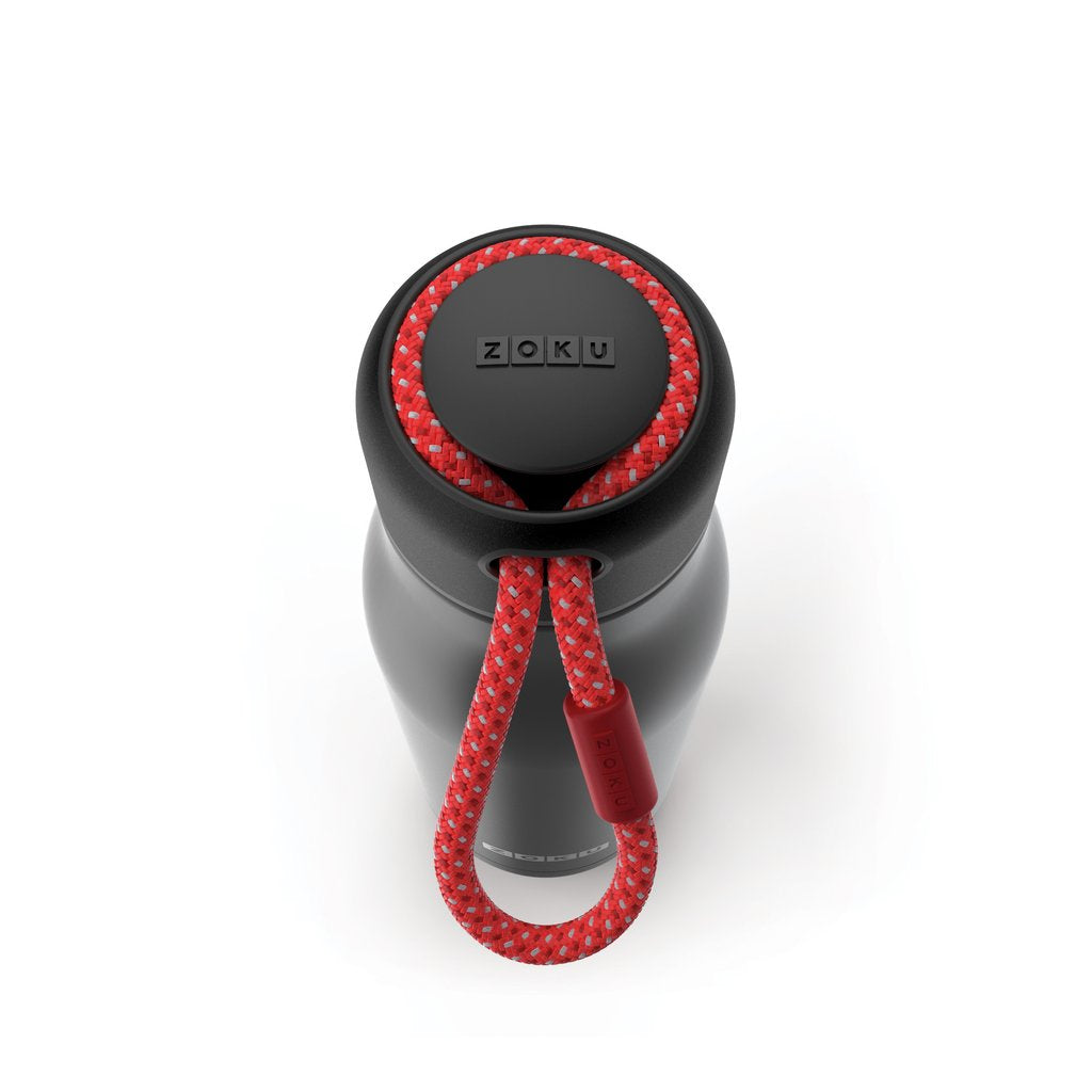 Zoku bottiglia termica nera 500ml fino ore 40 freddo 12 caldo