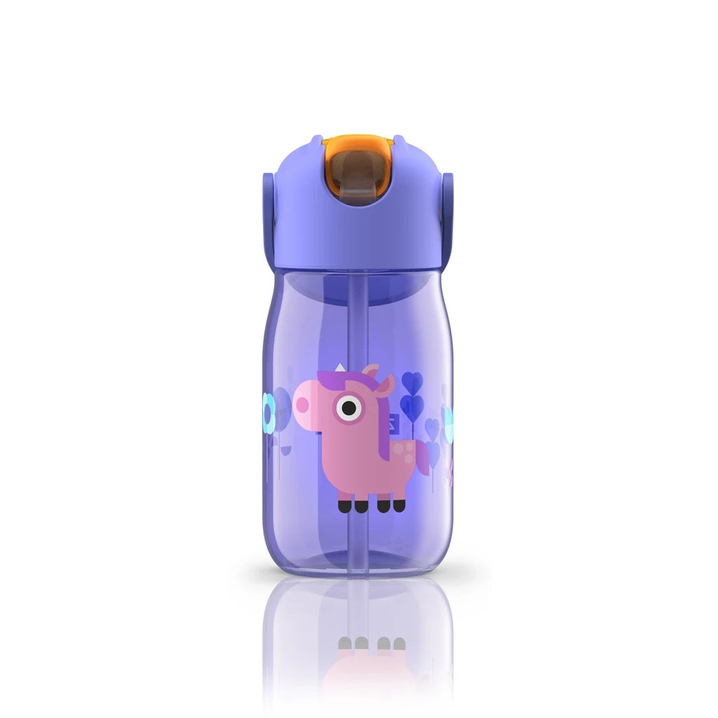 Zoku borraccia bottiglia viola per bambini con boccaglio 201 PU