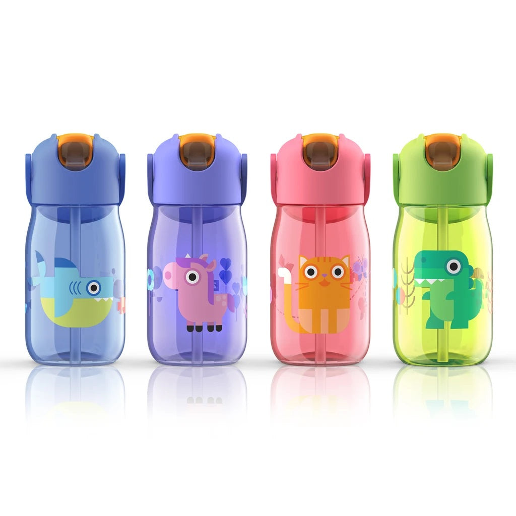 Zoku borraccia bottiglia viola per bambini con boccaglio 201 PU