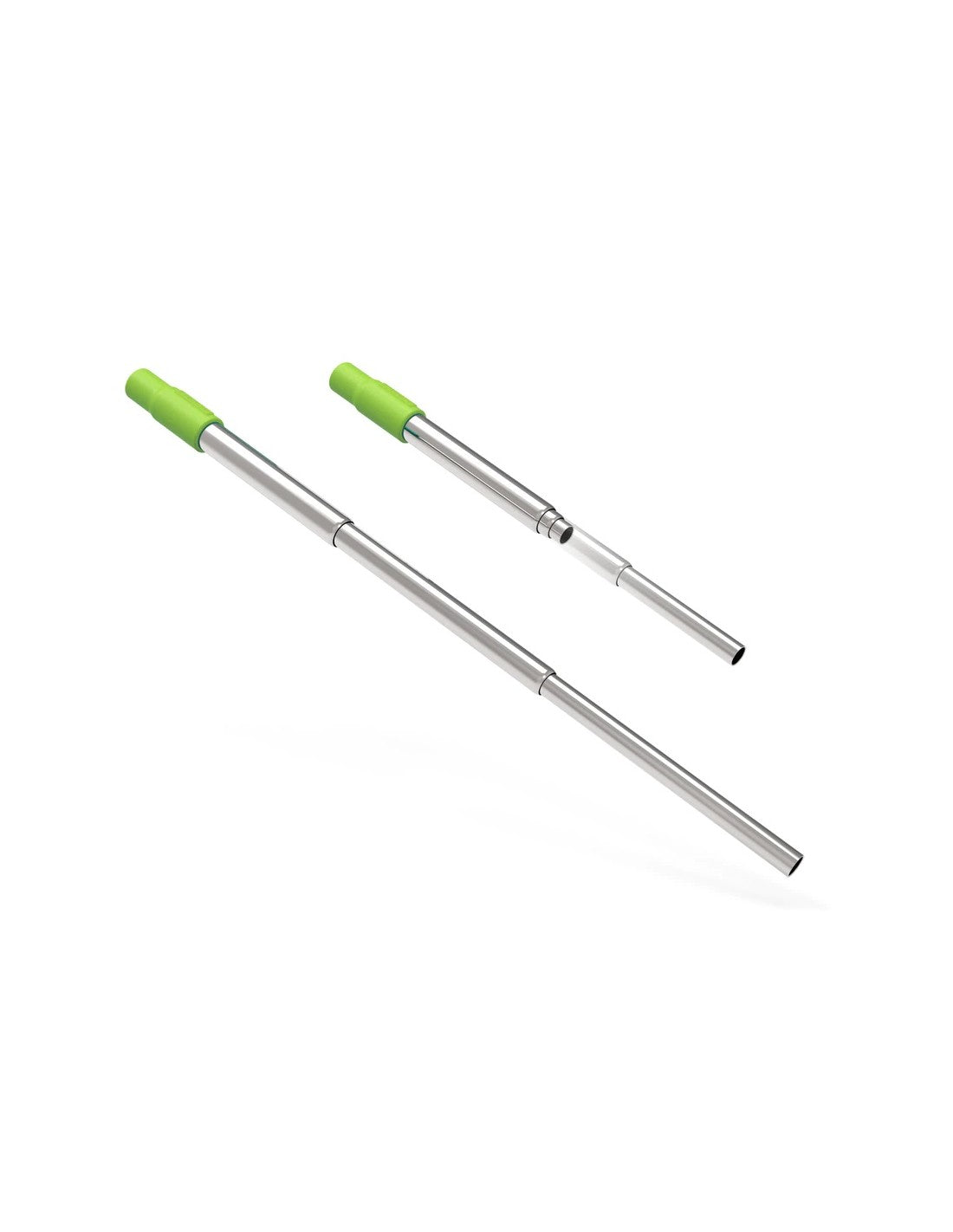 Zoku cannuccia tascabile telescopica in acciaio inox grigia