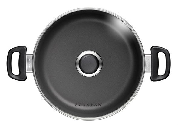 Scanpan casseruola induzione + coperchio in vetro Ø26/18,2x9,7