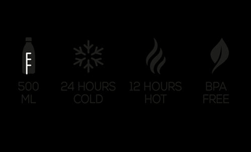 Scanpan bottiglia termica 1 L 24 ore freddo 12 caldo grigio