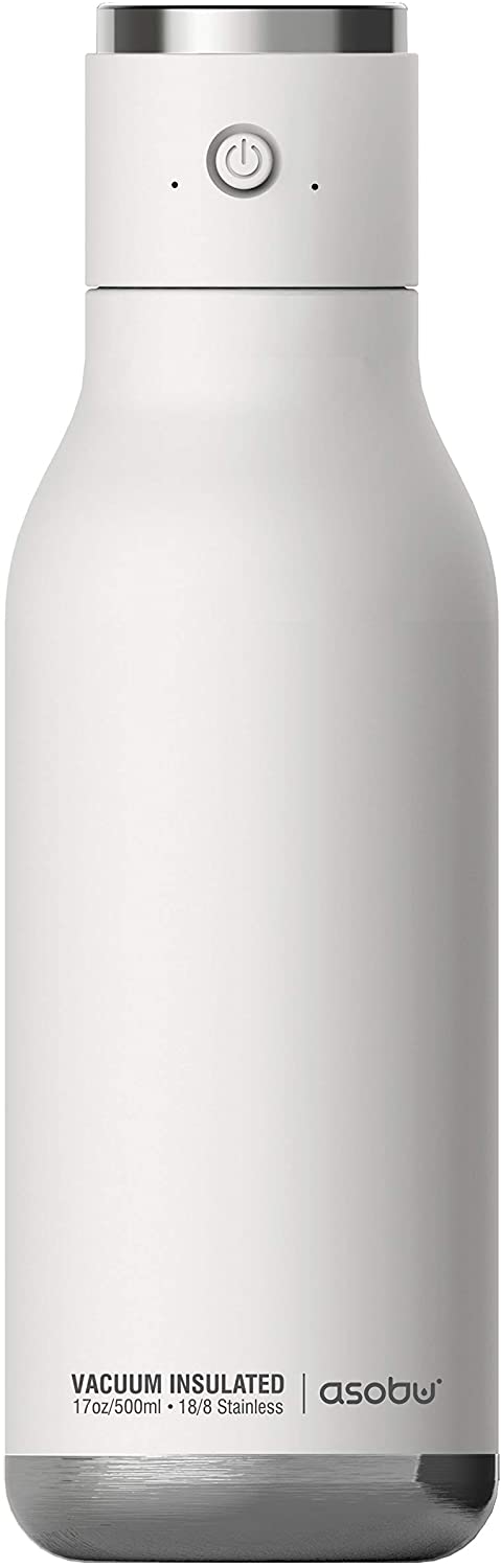 Asobu bottiglia termica wireless con altoparlante 500 ml bianca