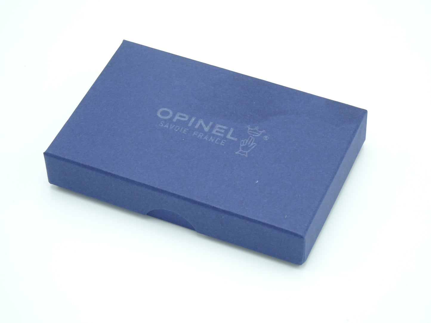 Opinel coltello n°8 Luxe impugnatura Betulla Lamellato Marrone