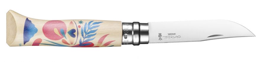 Opinel coltello n°.8 Edizione Amour 2019 by Kruella d'Enfer