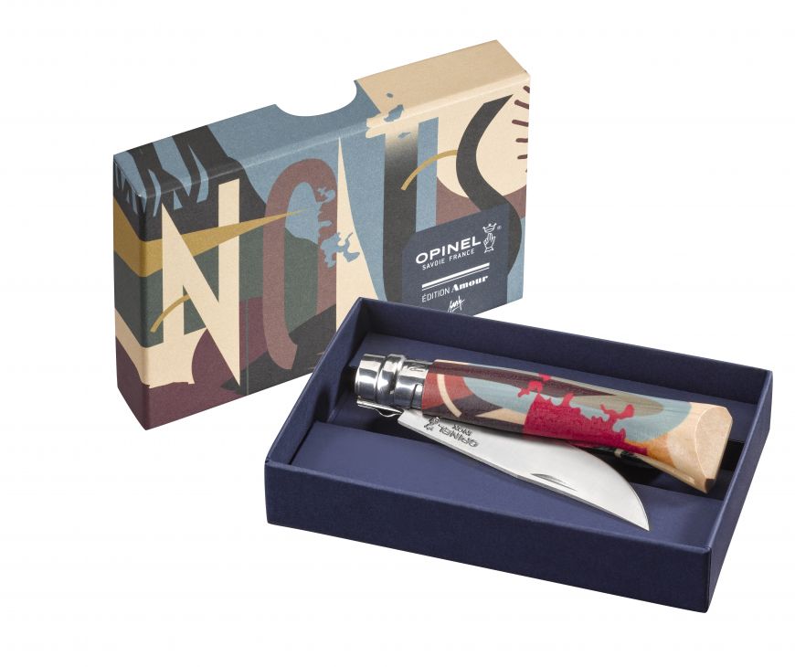 Opinel n°8 Love Edition 2019 di Franck Pellegrino creati 8000 pz