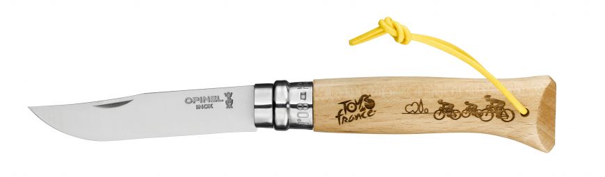 Opinel coltello n°8 Tour de France 2020 Inciso edizione limitata