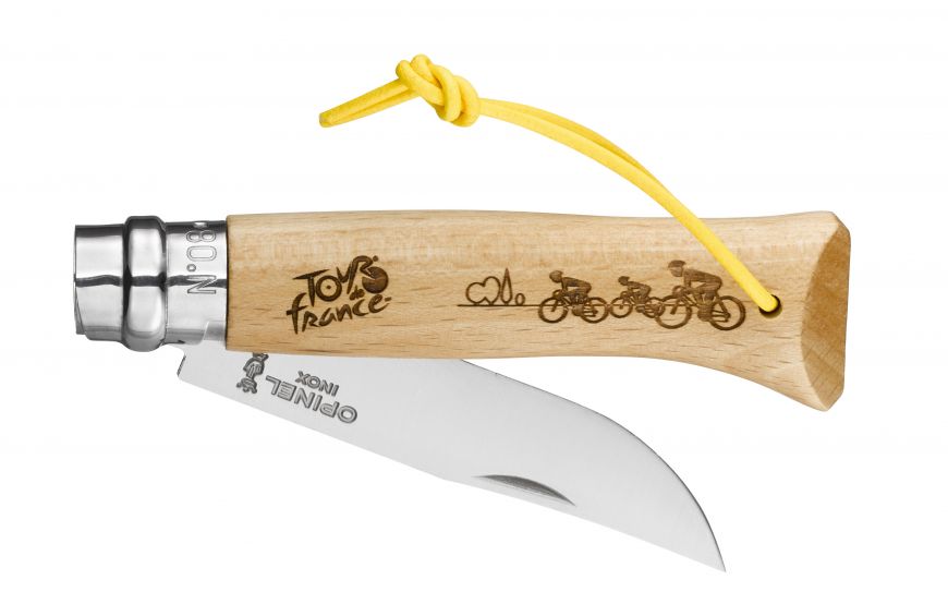 Opinel coltello n°8 Tour de France 2020 Inciso edizione limitata