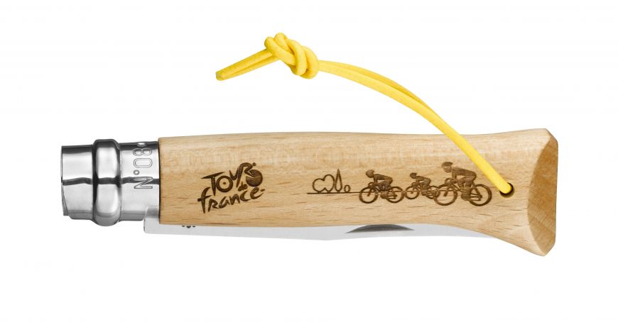 Opinel coltello n°8 Tour de France 2020 Inciso edizione limitata