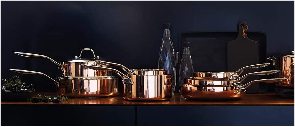 Padella rame inox B'chef induzione 20 cm un manico