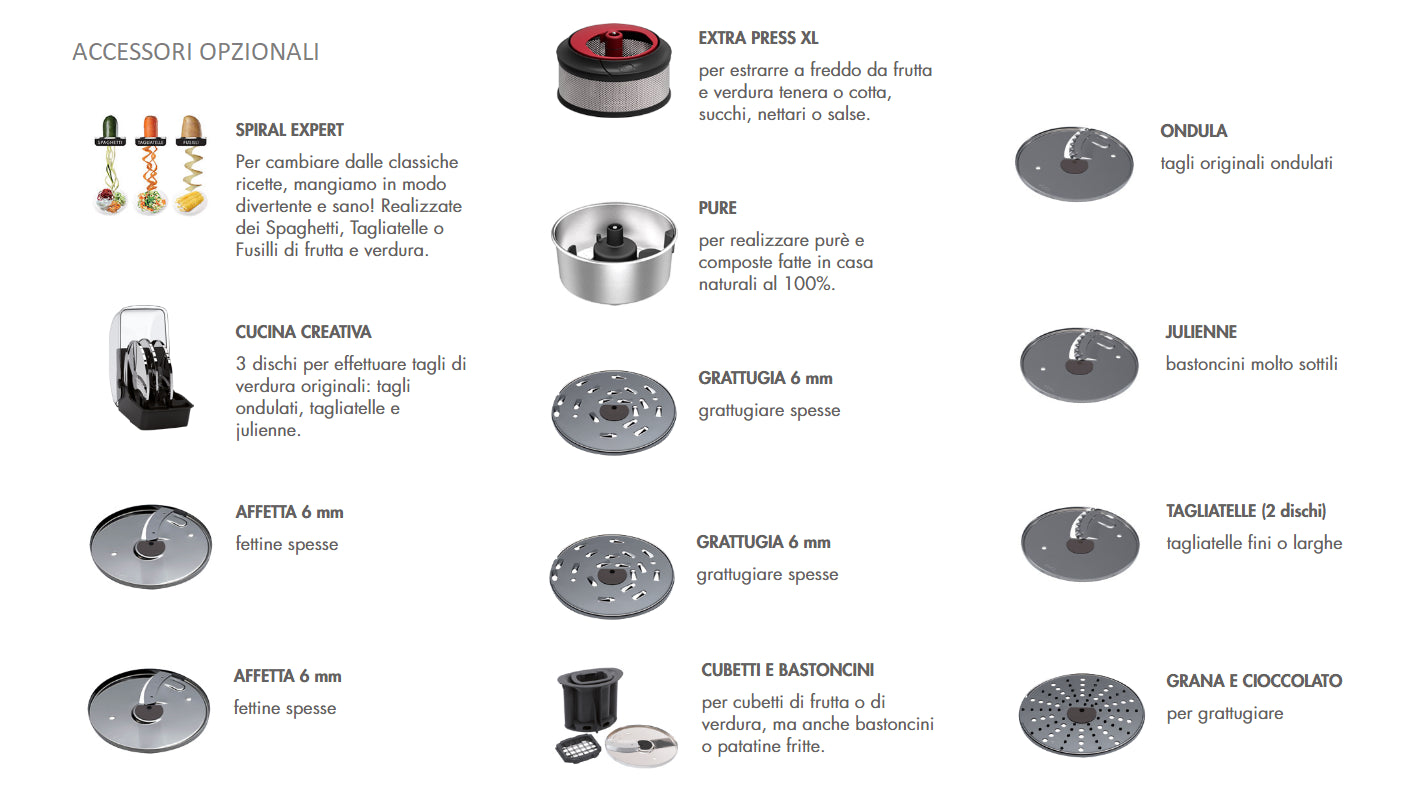 MAGIMIX Robot multifunzione da cucina 5200XL bianco 18590 EA
