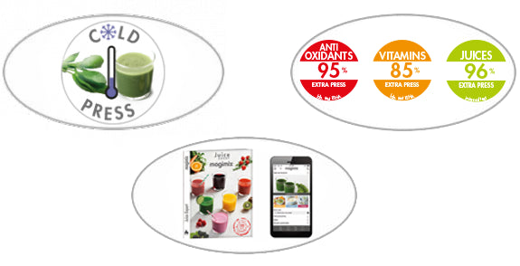 MAGIMIX Estrattore Juice Expert 4 più 2 tazze da viaggio 400 ml