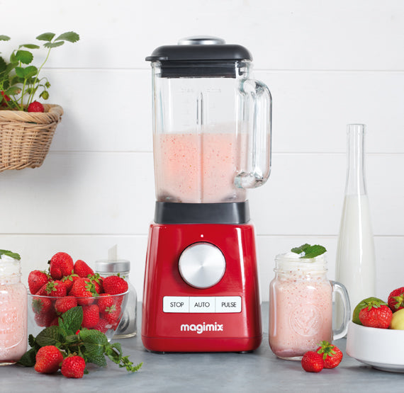 Magimix Power Blender Frullatore Rosso 1300W 22000 giri/minuto