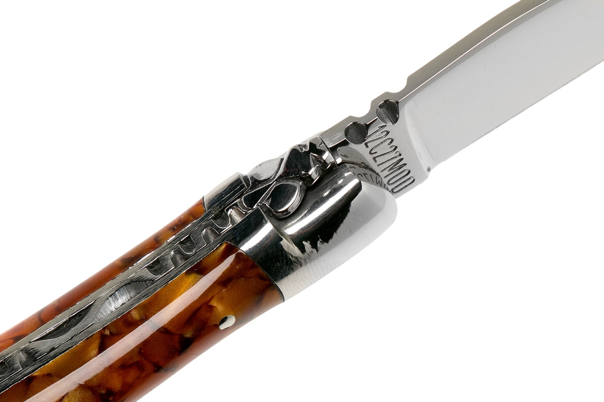Laguiole en Aubrac coltello impugnatura in Popcorn e resina