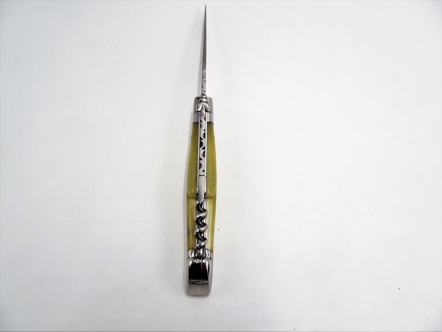 Laguiole en Aubrac coltello cavatappi impugnatura punta di corno
