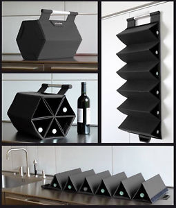 ZEbag Portabottiglie Cantinetta grigio ZB1000/02