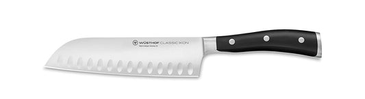 Wusthof set coltello Santoku Ikon 17cm+ pietra affilare 400-2000