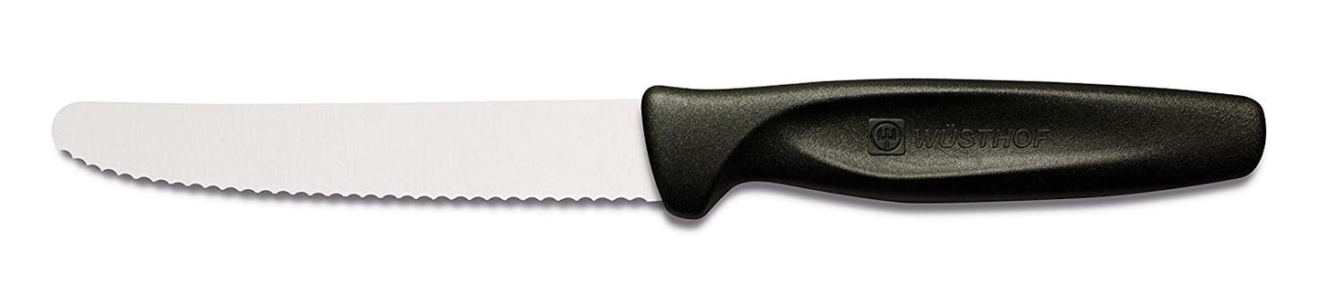 Wusthof coltello seghettato da tavaola e pizza nero 10 cm. 3003