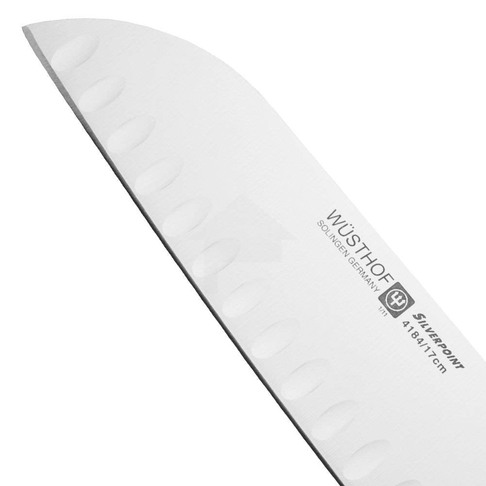 Wusthof coltello cuoco Santoku alveolato 17 cm. Silverpoint 4184