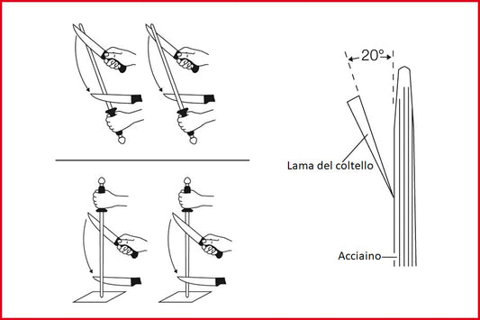 Wusthof acciaino affilacoltelli professionale diamantato 4483/26