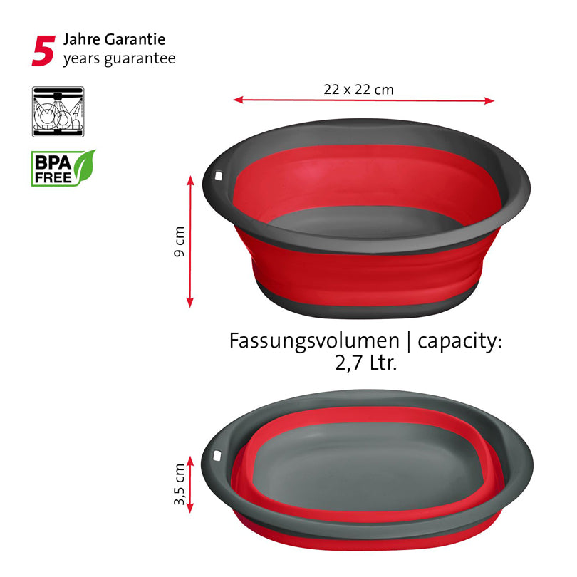Westmark ciotola salvaspazio pieghevole l 2,7/cm 26x26,5x9
