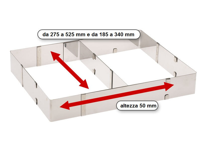 Westmark Stampo Torta/Pizza Regolabile con divisorio WE 3132
